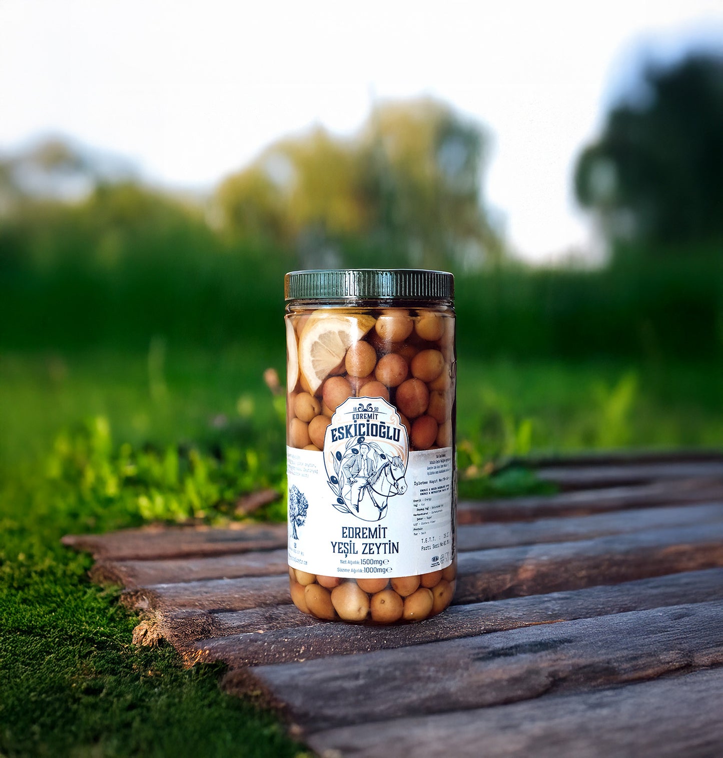 Edremit Yeşil Çizik Zeytin 1kg