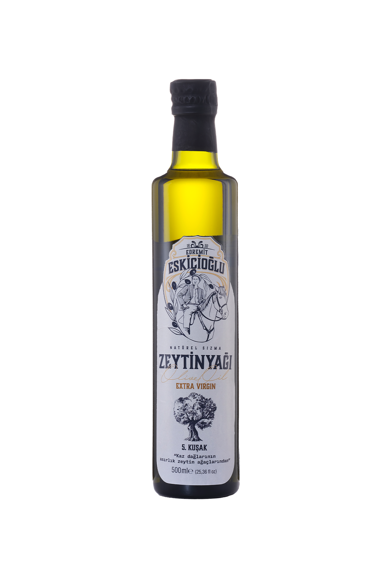 Organik Soğuk Sıkım Erken Hasat Naturel Sızma Zeytinyağı 500 ML (Coğrafi İşaretli Ürün) (FİLTRESİZ)