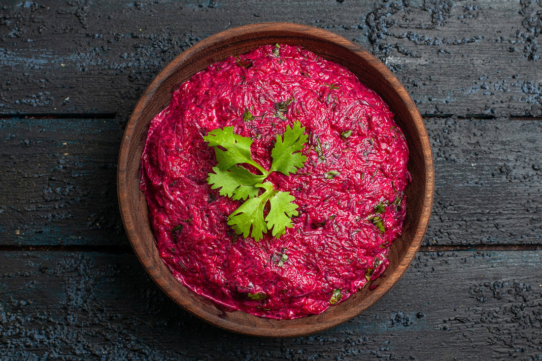 Zeytinyağlı Pancarlı Humus