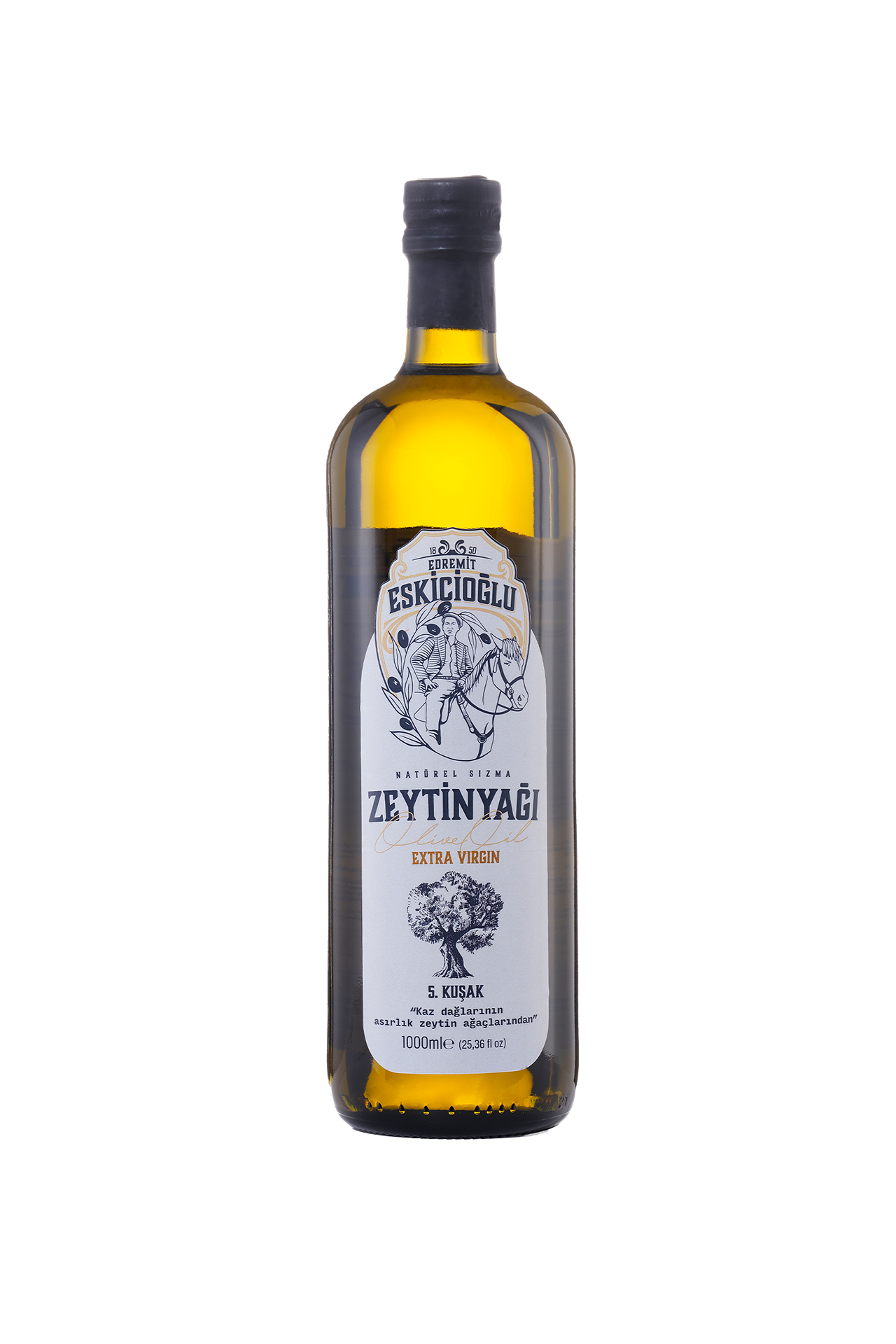 Organik Soğuk Sıkım Erken Hasat Naturel Sızma Zeytinyağı 1 L (FİLTRESİZ) (Coğrafi İşaretli Ürün)