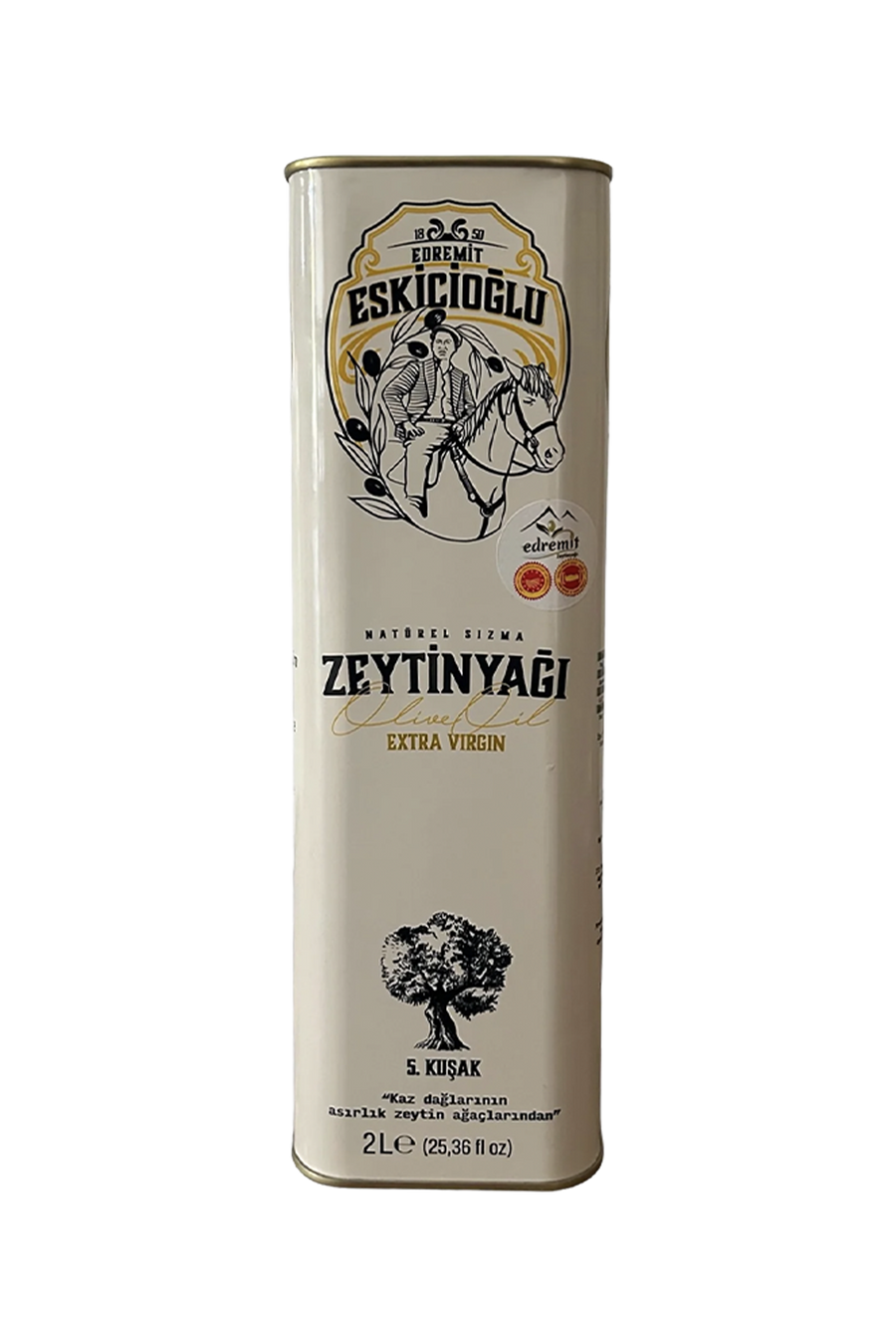 Organik Soğuk Sıkım Erken Hasat Naturel Sızma Zeytinyağı 2L (FİLTRESİZ) (Coğrafi İşaretli Ürün)